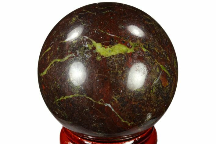 Polished Dragon's Blood Jasper Sphere - Australia #116117